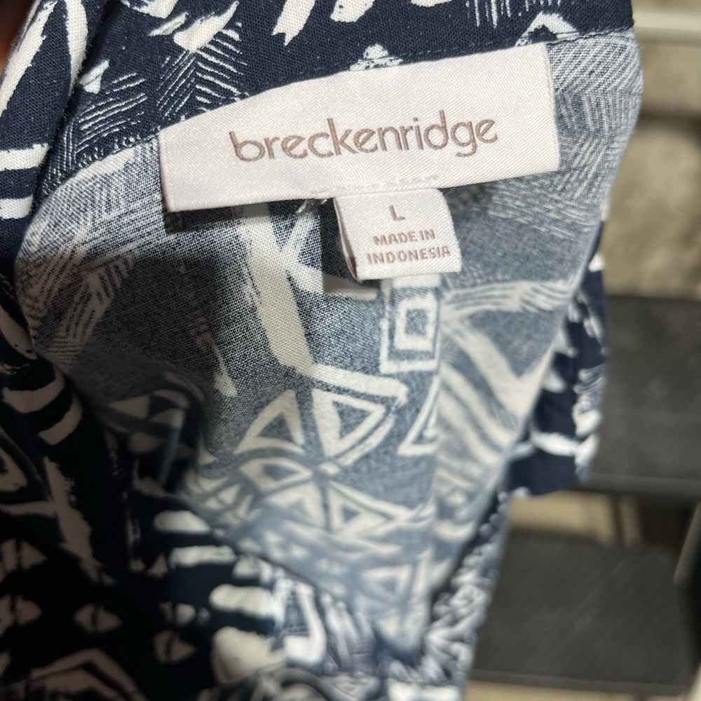Breckenridge sleeveless blouse Size L EUC ❤️ - Picture 6 of 8